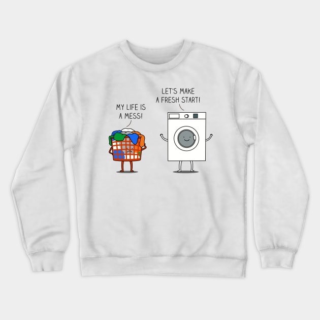 Laundry Crewneck Sweatshirt by milkyprint